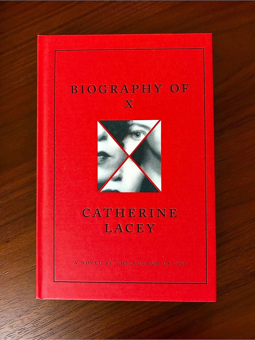 Biography of X Red & Black Hardcover Book